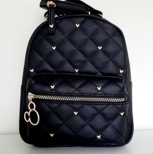 Disney Mickey Mouse Quilted Pattern Backpack